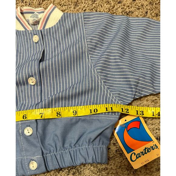 Vintage Carter's Made in USA button Front Top Jacket Size 2T New NWT - Picture 7 of 8